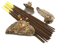 Organic Oud & Amber Incense Sticks ~ Double Strength Temple Grade ~ Hand Rolled Luxury Incense