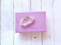 Chakra Kit with Tibetan Quartz DT: Real Tibetan Generator Crystal