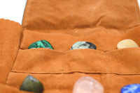 Crystal Healing Tumble Stone Set: Citrine, Amethyst & Chakra Balancing