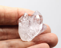 Brandberg Twin DT Crystal: Ethically Mined Natural Quartz