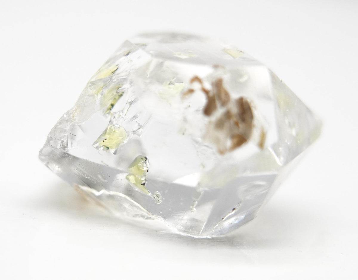 Golden Enhydro - Petroleum Quartz Crystal: Ethically Mined Himalayan Quartz