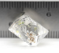 Golden Enhydro - Petroleum Quartz Crystal: Ethically Mined Himalayan Quartz