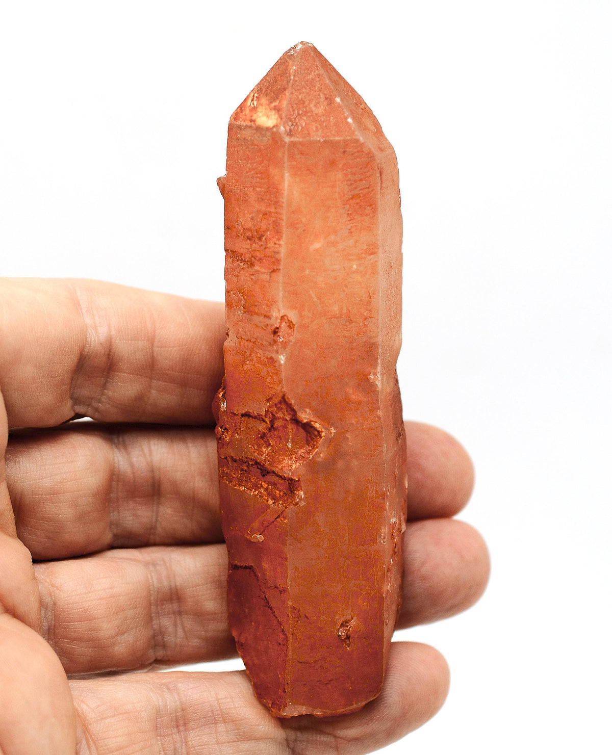 Lemurian Tangerine Quartz: Ethically Mined Natural Crystal