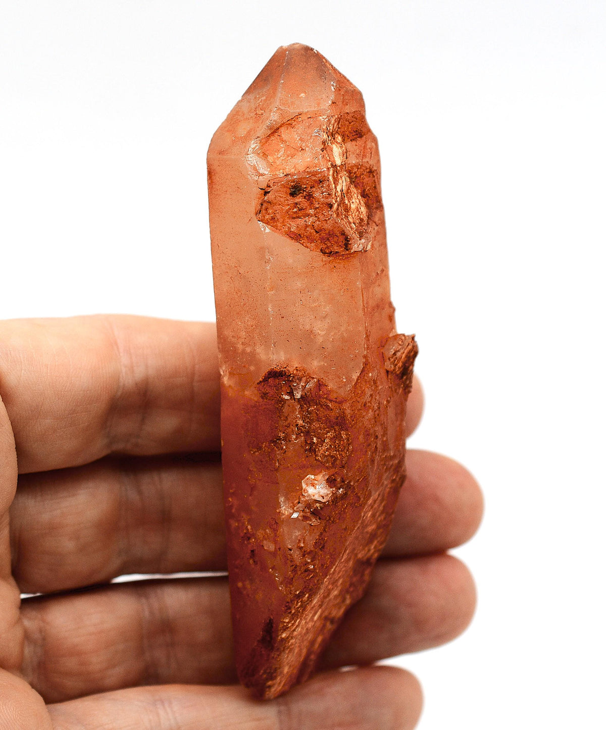 Lemurian Tangerine Quartz: Ethically Mined Natural Crystal