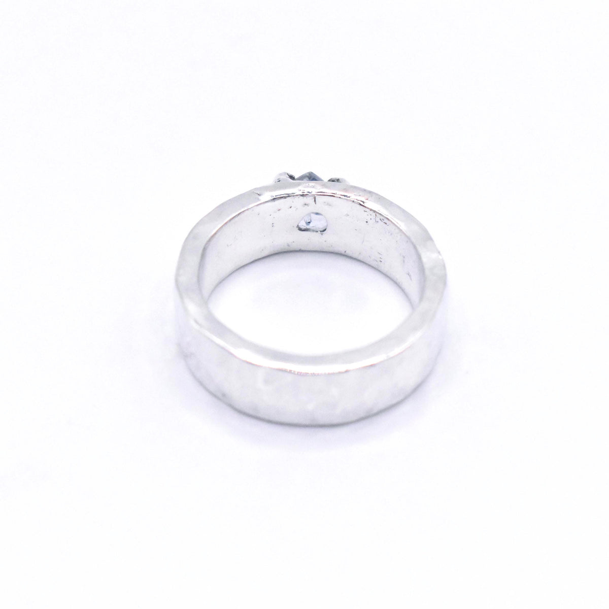 Sky Blue Topaz Sterling Silver Ring: Unique Handmade Natural Gemstone Jewellery