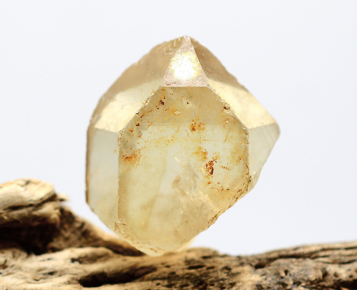 Natural Congo Citrine: Kundalini Quartz - Ethically Mined Twin Crystal