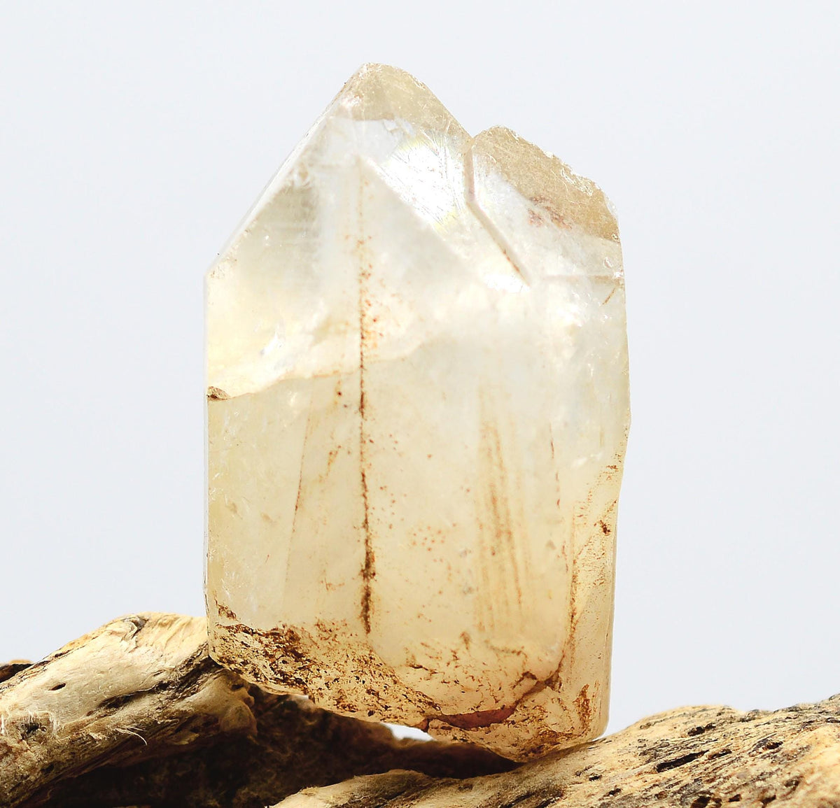 Natural Congo Citrine: Kundalini Quartz - Ethically Mined Twin Crystal
