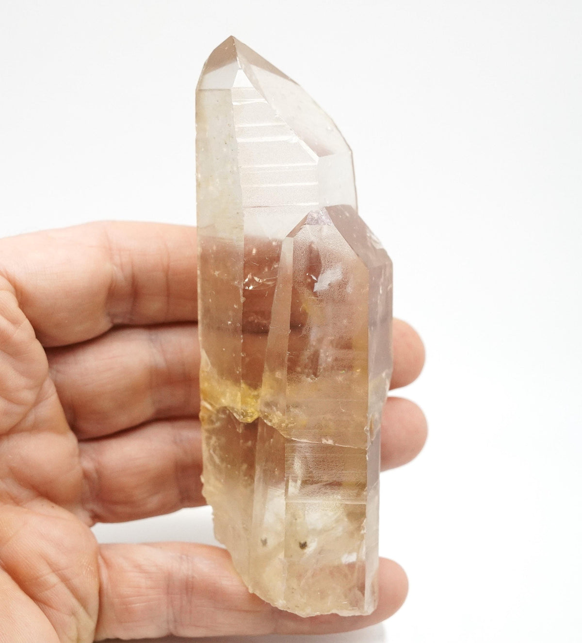 Golden Lemurian Channelling Crystal: Ethically Mined Natural Quartz