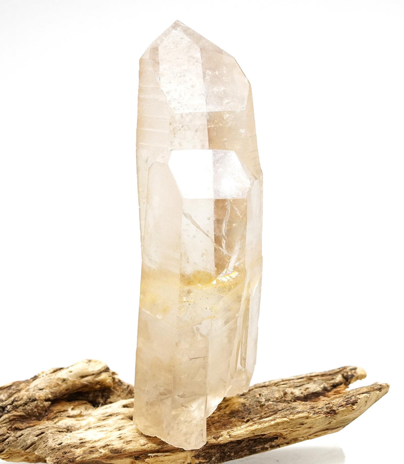Golden Lemurian Channelling Crystal: Ethically Mined Natural Quartz
