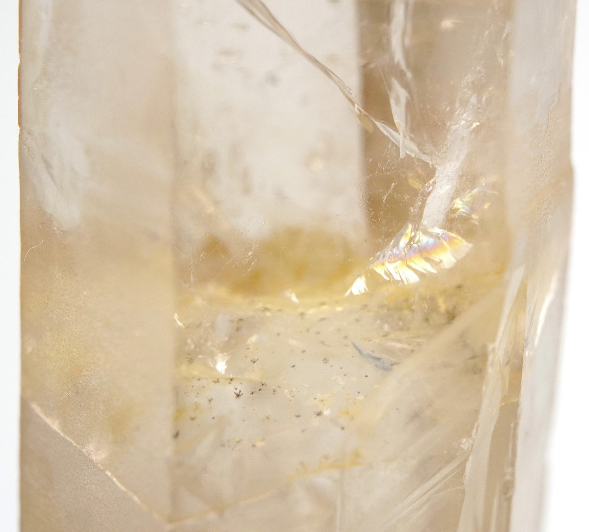 Golden Lemurian Channelling Crystal: Ethically Mined Natural Quartz