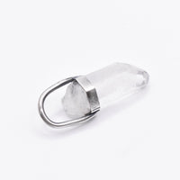 Handmade Himalayan Quartz Oxidised Sterling Silver Pendant