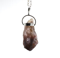 Super 7 Silver Pendant: Ethically Mined Natural Crystal