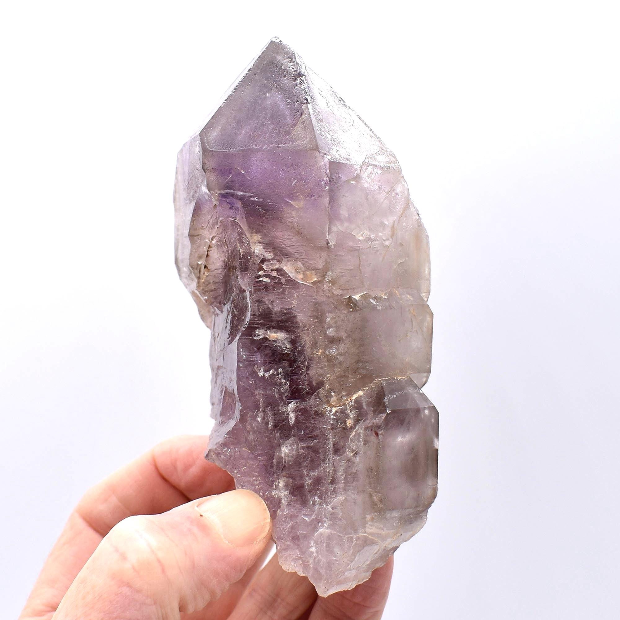Brandberg Self-Healed Amethyst Phantom Crystal: Ethically Mined Natural Large Quartz