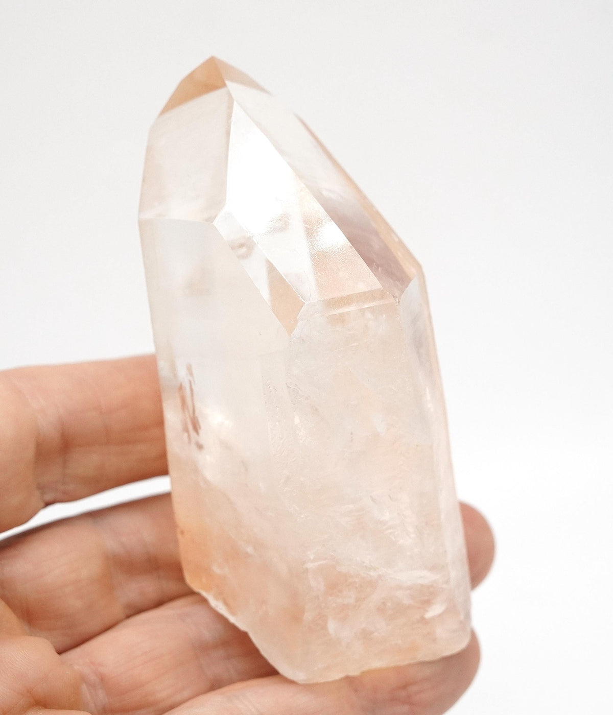 Golden Lemurian Rainbow Crystal: Ethically Mined Natural Quartz