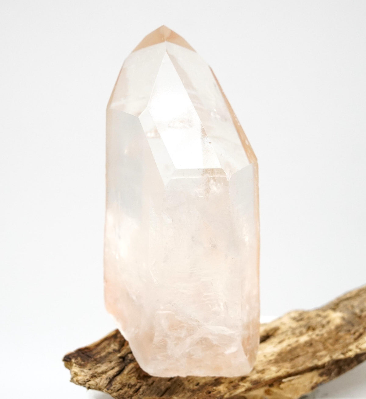 Golden Lemurian Rainbow Crystal: Ethically Mined Natural Quartz