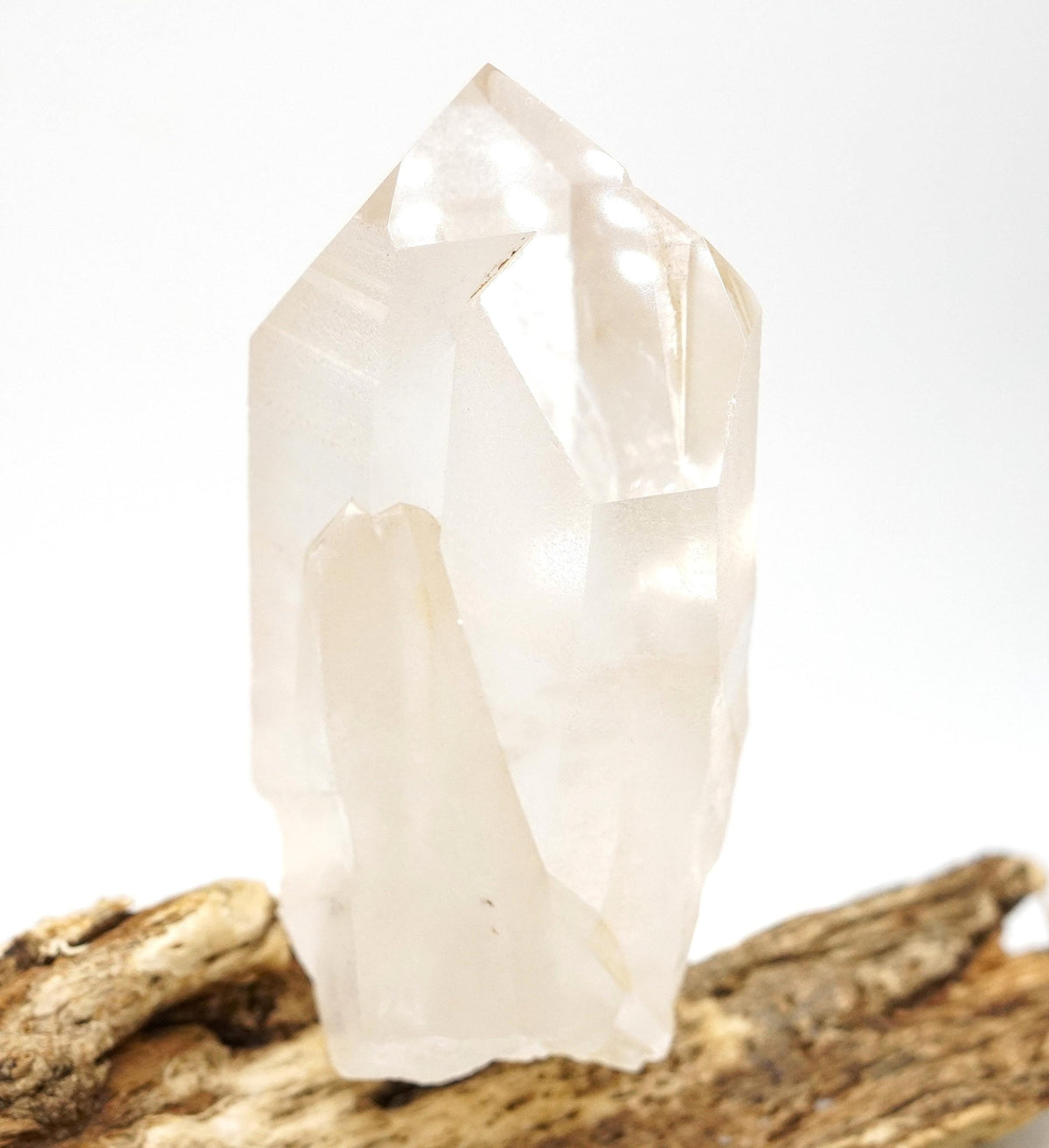 Lemurian Twin Crystal: Ethically Mined Natural Quartz