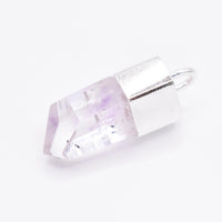 Handmade Brandberg Quartz Silver Pendant