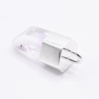 Handmade Brandberg Quartz Silver Pendant
