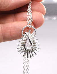 Spinel Sterling Silver Pendant: Unique Handmade Gemstone Jewellery