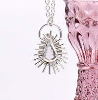 Spinel Sterling Silver Pendant: Unique Handmade Gemstone Jewellery