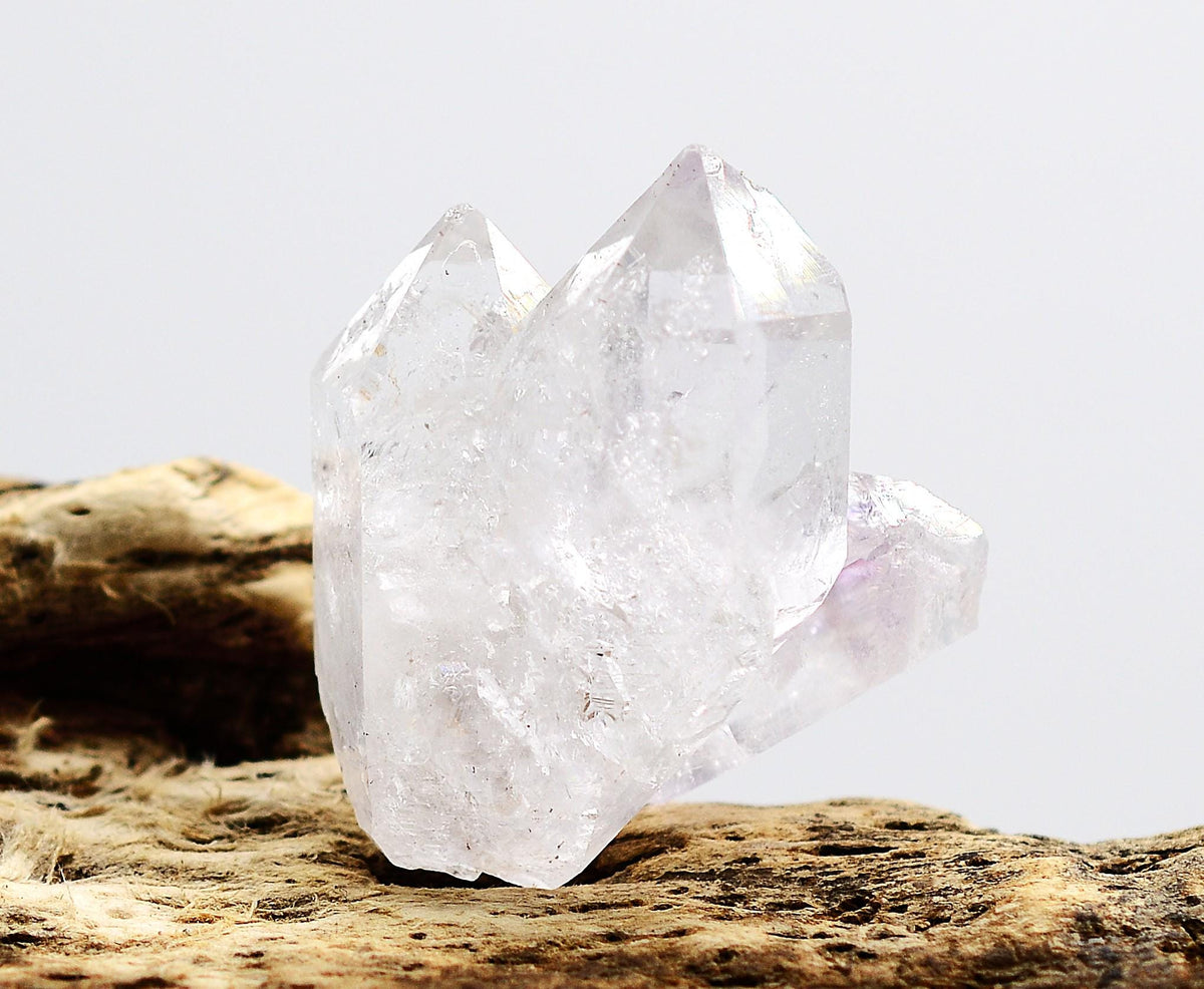 Brandberg Twin DT Crystal: Ethically Mined Natural Quartz