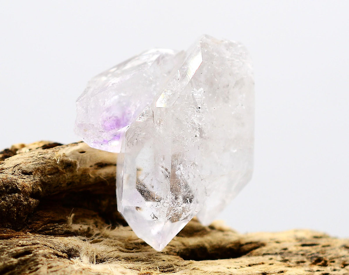 Brandberg Twin DT Crystal: Ethically Mined Natural Quartz