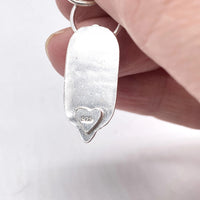 Tourmaline Sterling Silver Pendant: Unique Handmade Natural Gemstone Jewellery
