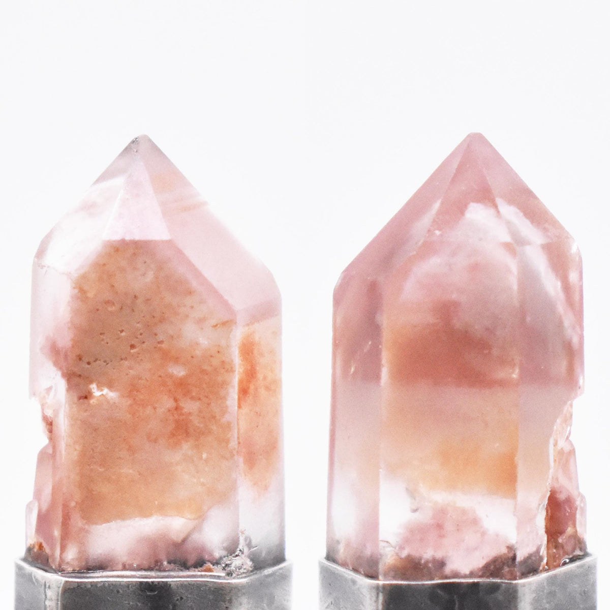 Handmade Lithium Quartz Crystal Oxidised Sterling Silver Pendant