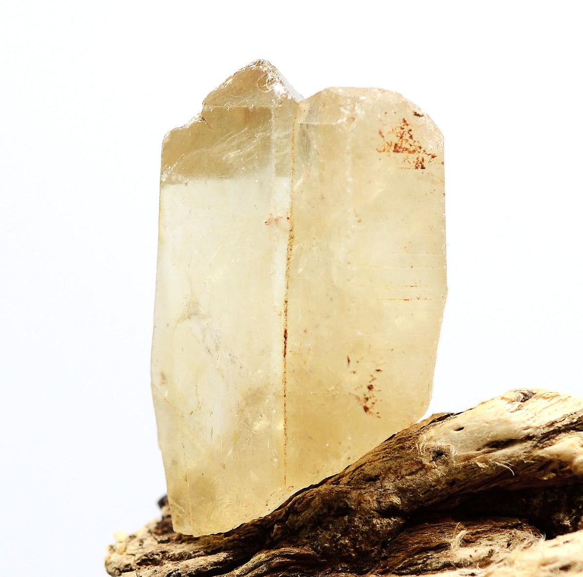 Natural Congo Citrine: Kundalini Quartz - Ethically Mined Twin Crystal