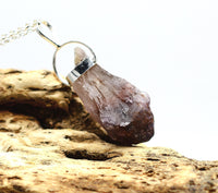 Super 7 Silver Pendant: Ethically Mined Natural Crystal