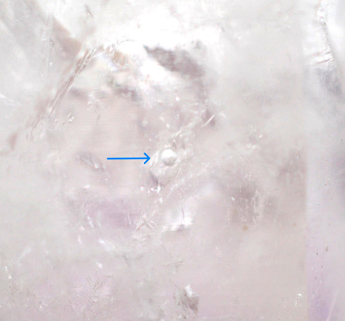 Brandberg Quartz Self-Healed Enhydro Grounding Crystal: Ethically Hand-Mined Natural Crystal