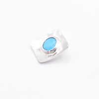 Handmade Turquoise Sterling Silver Pendant