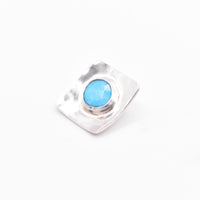 Handmade Turquoise Sterling Silver Pendant