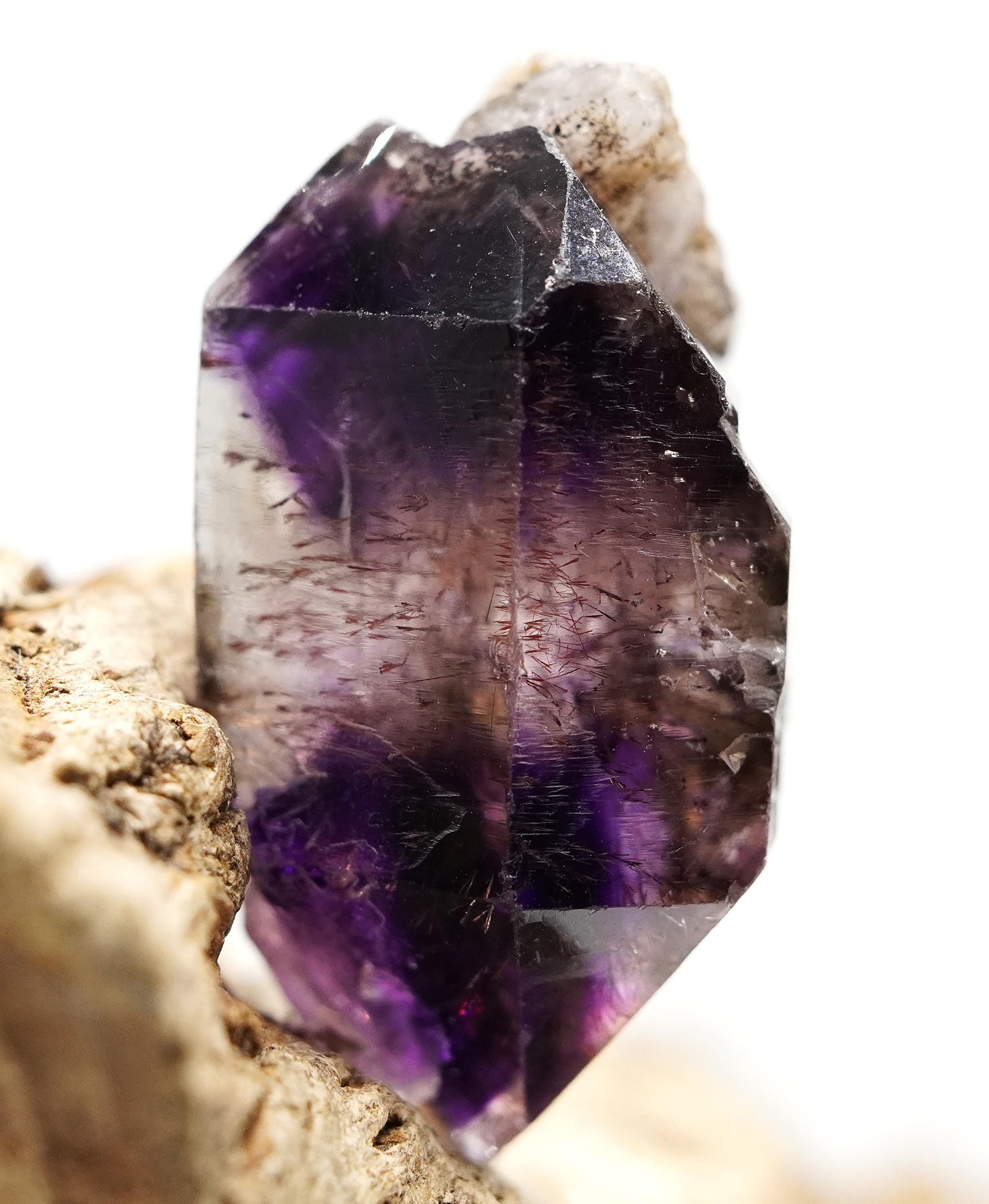 Super Seven Purple Phantom - Melody's Stone - Sacred 7: Ethically Mined Natural Crystal