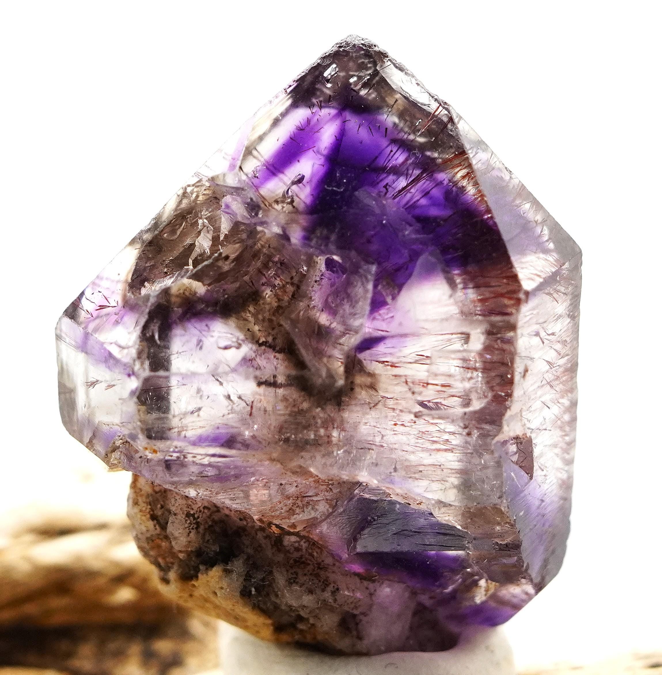 Super Seven Purple Phantom - Melody's Stone - Sacred 7: Ethically Mined Natural Crystal