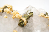 Dolomite & Chalcopyrite Quartz Cluster: Ethically Hand-Mined in Europe