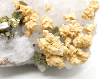 Dolomite & Chalcopyrite Quartz Cluster: Ethically Hand-Mined in Europe