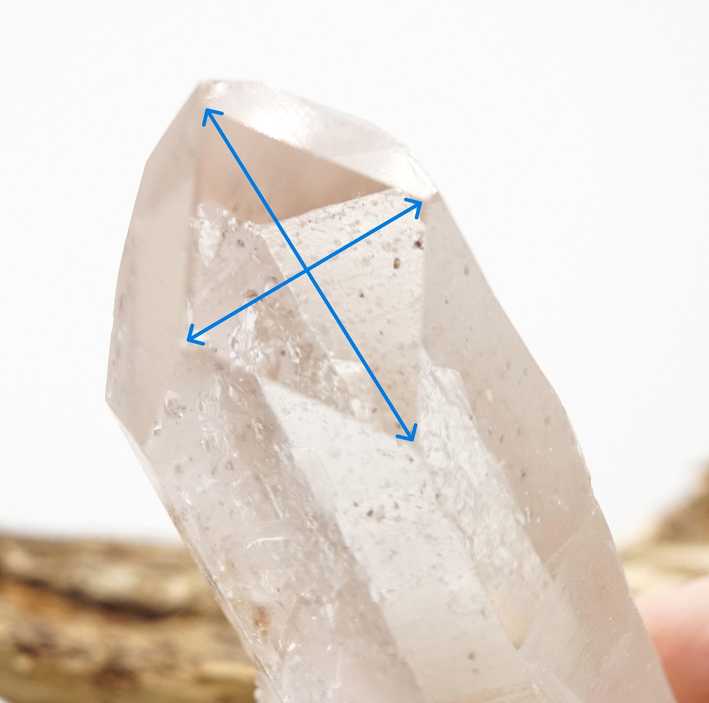 Lemurian Window Crystal: Ethically Mined Natural Quartz