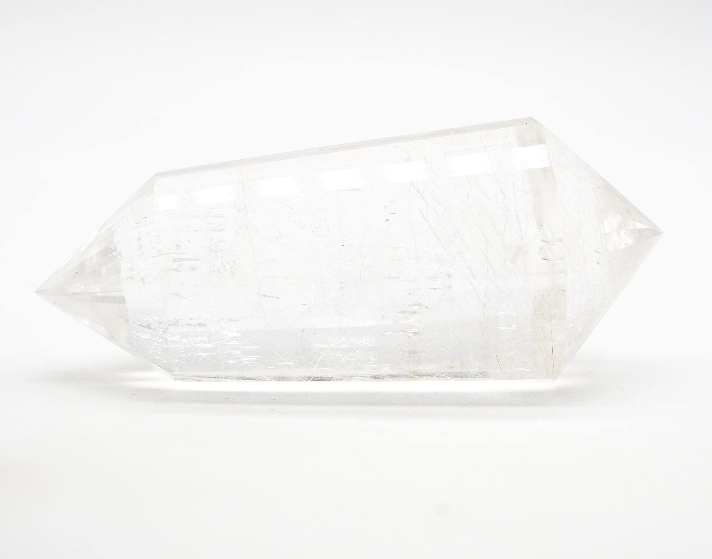 24 Sided Himalayan Rutilated Quartz Vogel Wand