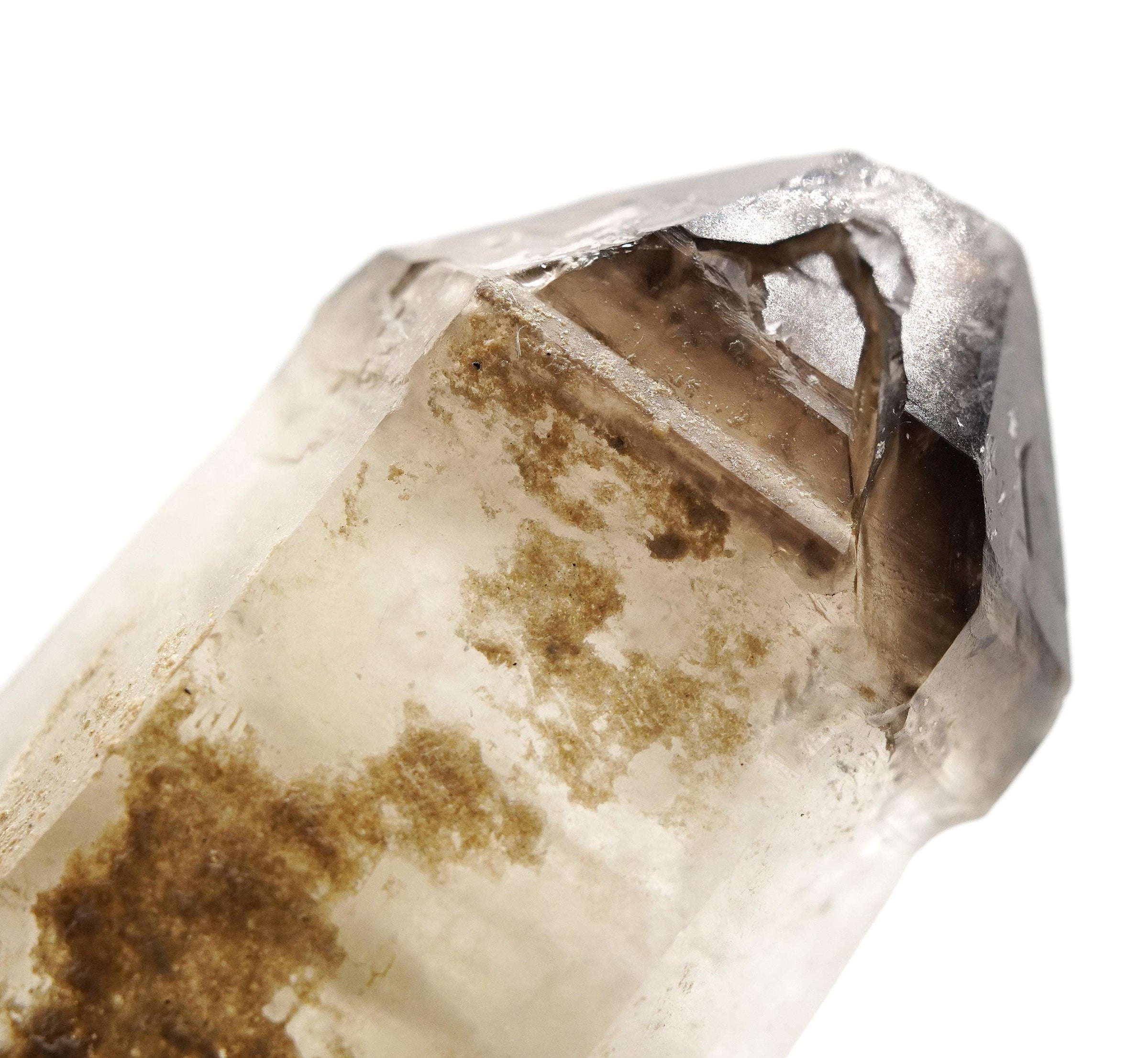 Brandberg Quartz Black Phantom Sceptre: Ethically Hand-Mined Large Crystal