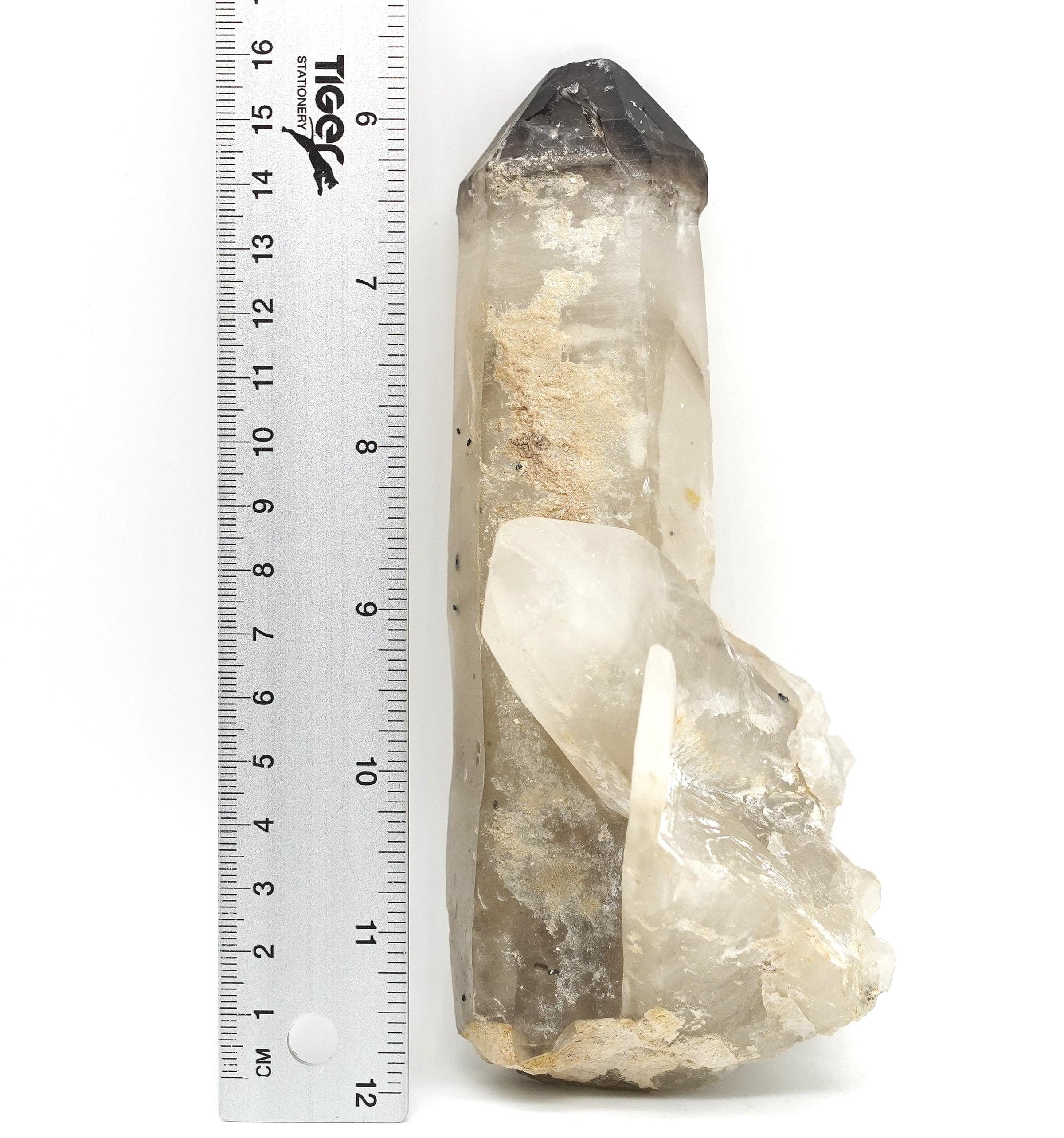 Brandberg Quartz Black Phantom Sceptre: Ethically Hand-Mined Large Crystal