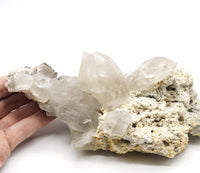 Brandberg Quartz Cluster: Ethically Hand-Mined Large Natural Crystal