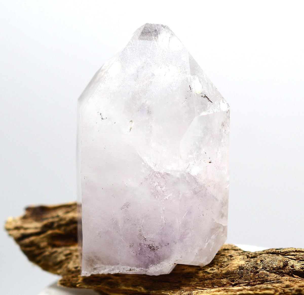 Brandberg Quartz Self-Healed Enhydro Grounding Crystal: Ethically Hand-Mined Natural Crystal