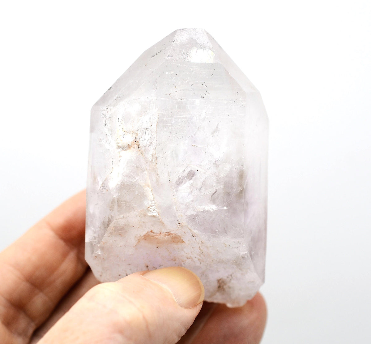 Brandberg Quartz Self-Healed Enhydro Grounding Crystal: Ethically Hand-Mined Natural Crystal