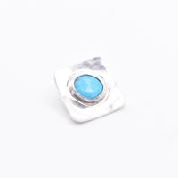 Handmade Turquoise Sterling Silver Pendant