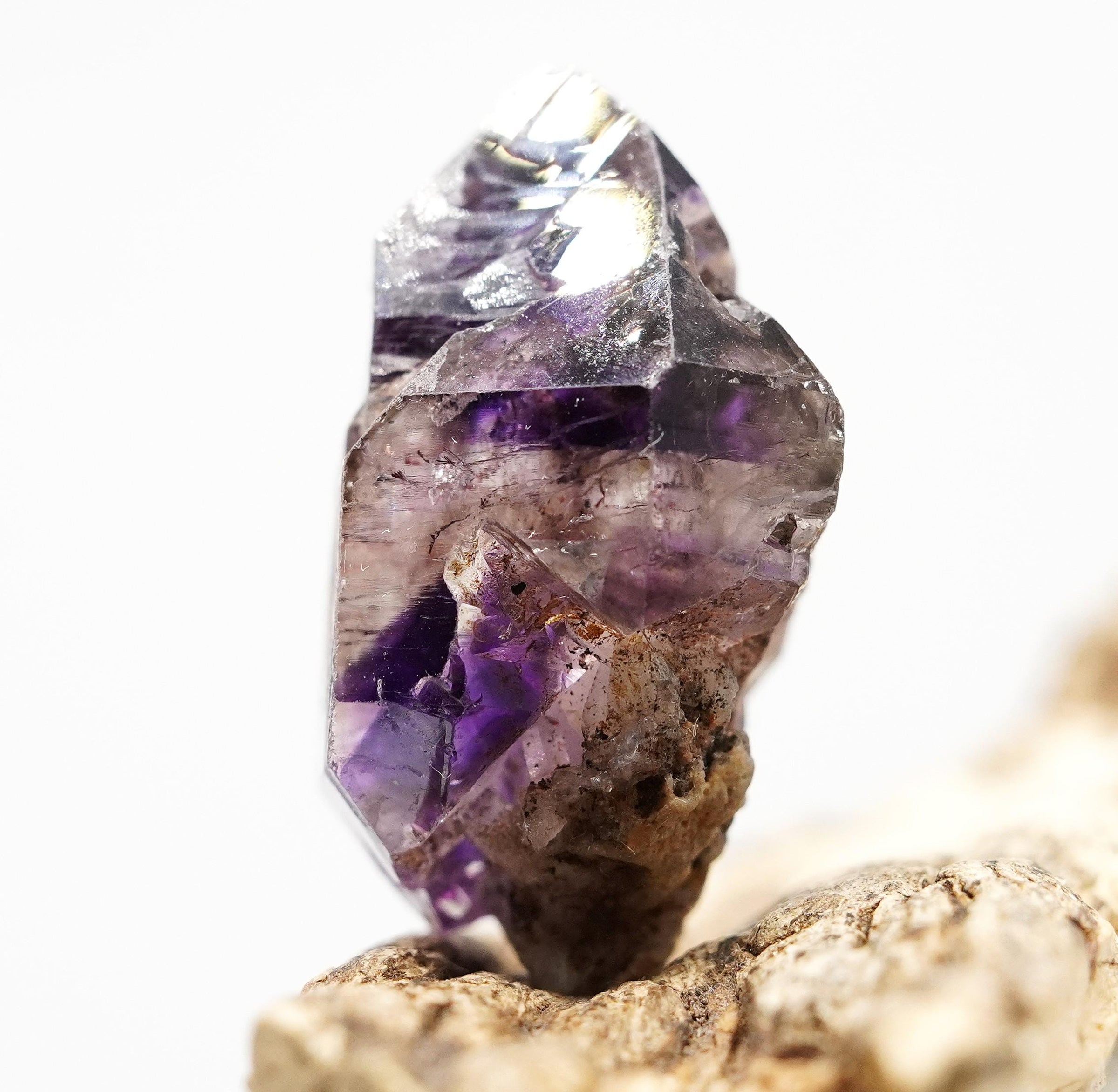 Super Seven Purple Phantom - Melody's Stone - Sacred 7: Ethically Mined Natural Crystal