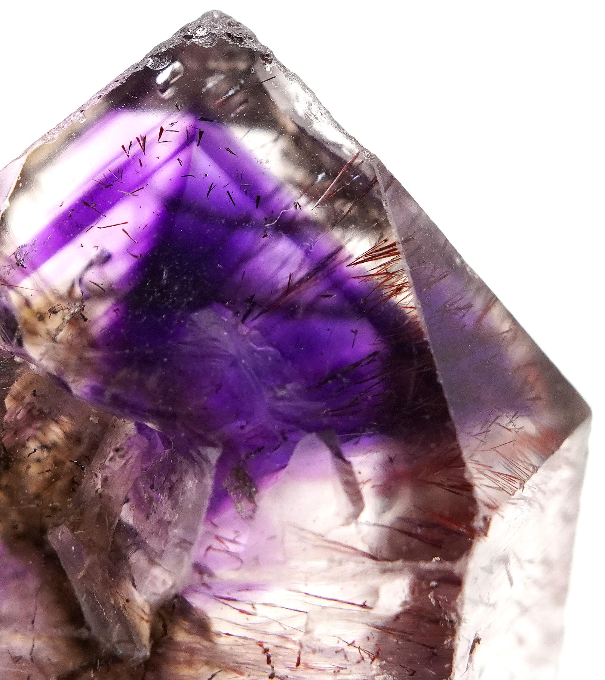 Super Seven Purple Phantom - Melody's Stone - Sacred 7: Ethically Mined Natural Crystal
