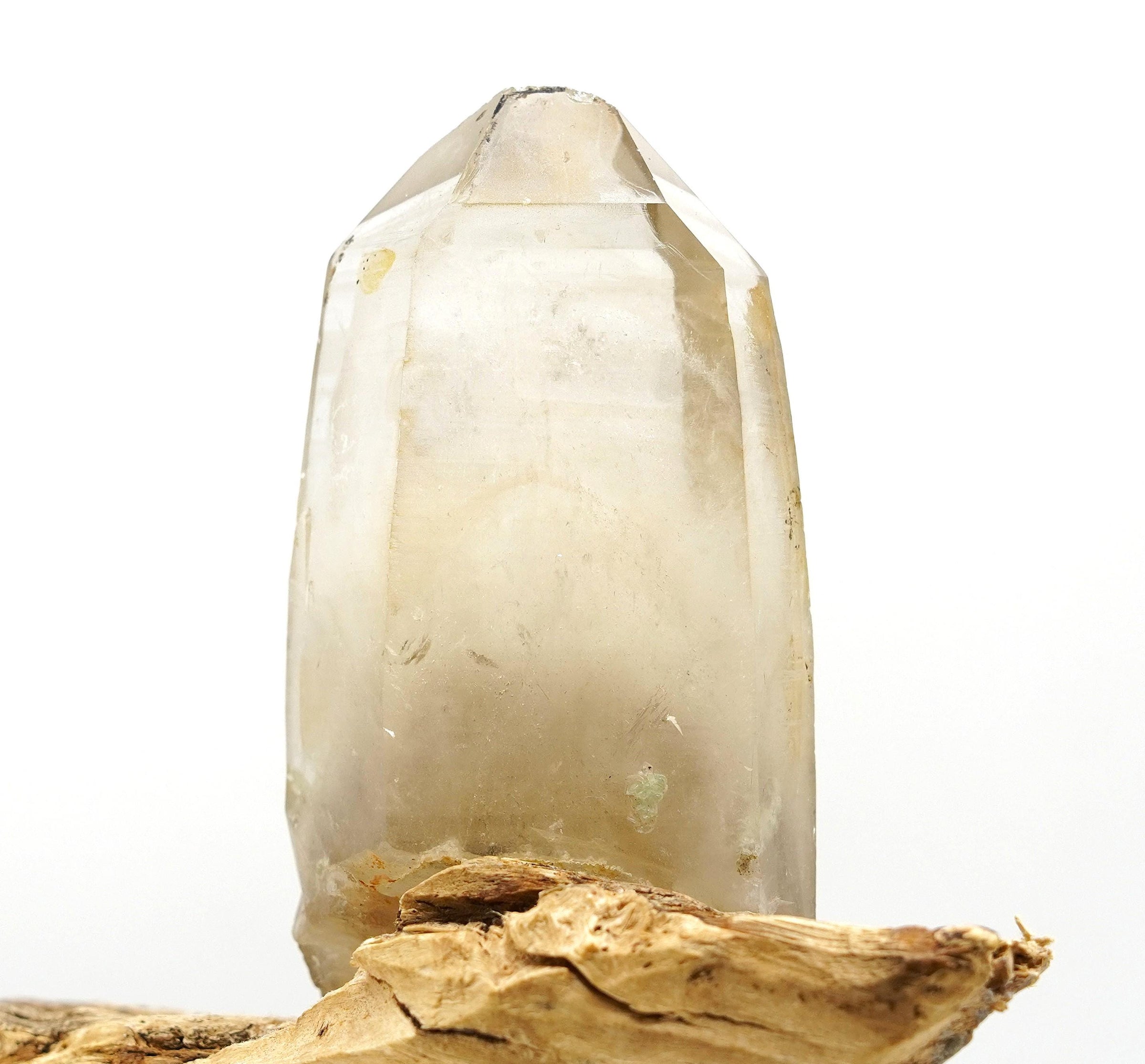 Königstein Brandberg Self-Healed Smoky Quartz with Green Tourmaline Inclusions