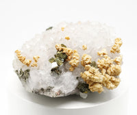 Dolomite & Chalcopyrite Quartz Cluster: Ethically Hand-Mined in Europe