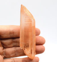 Lemurian Tangerine Quartz: Ethically Mined Twin Crystal